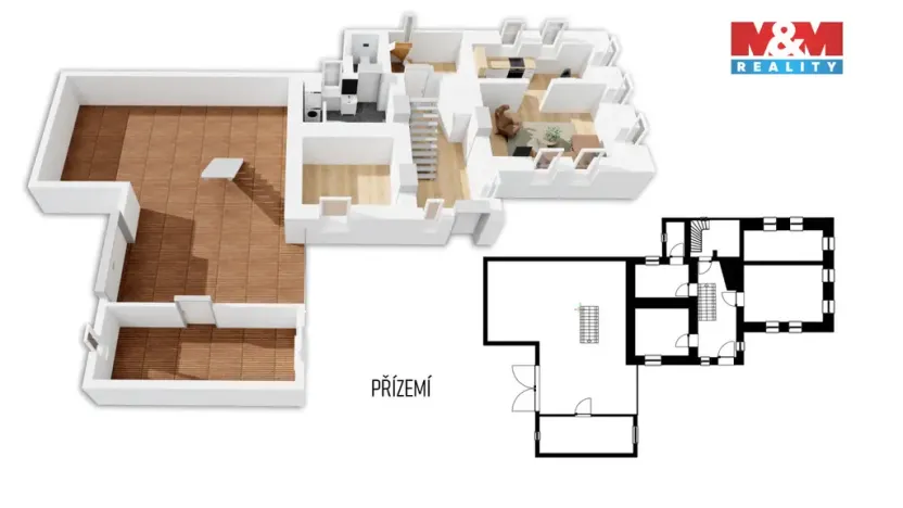 Prodej chalupy, Žandov - Dolní Police, 160 m2