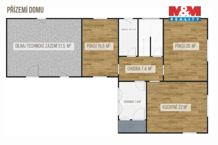 Prodej rodinného domu, Žáky - Štrampouch, 150 m2