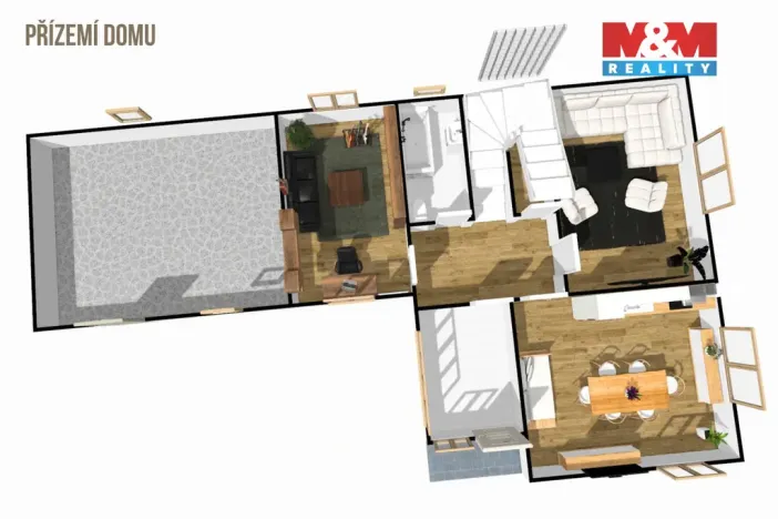 Prodej rodinného domu, Žáky - Štrampouch, 150 m2