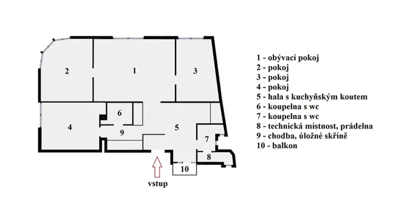 Pronájem bytu 4+kk, Praha - Bubeneč, Národní obrany, 156 m2