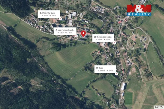 Pronájem bytu 1+1, Radvanice, 36 m2