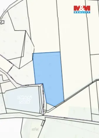 Pronájem zahrady, Přezletice, 300 m2