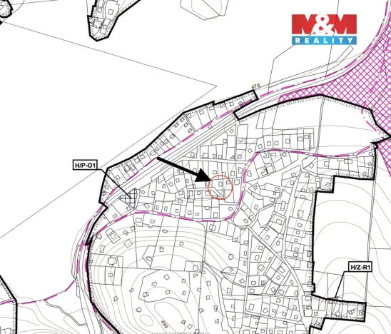 Prodej pozemku pro bydlení, Hroznětín - Velký Rybník, 512 m2