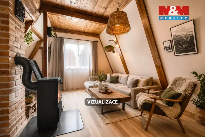 Prodej chaty, Hradištko - Pikovice, Na Mezi, 28 m2