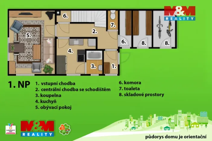 Prodej rodinného domu, Holice, 28. října, 63 m2