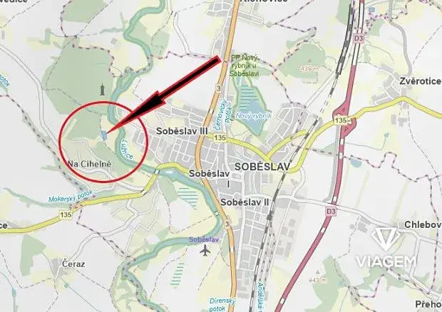Prodej pole, Soběslav, 4424 m2