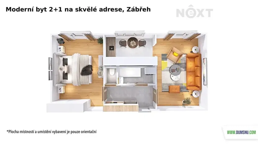 Prodej bytu 2+1, Zábřeh, Kosmonautů, 54 m2