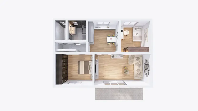 Pronájem bytu 3+1, Drozdov, 90 m2