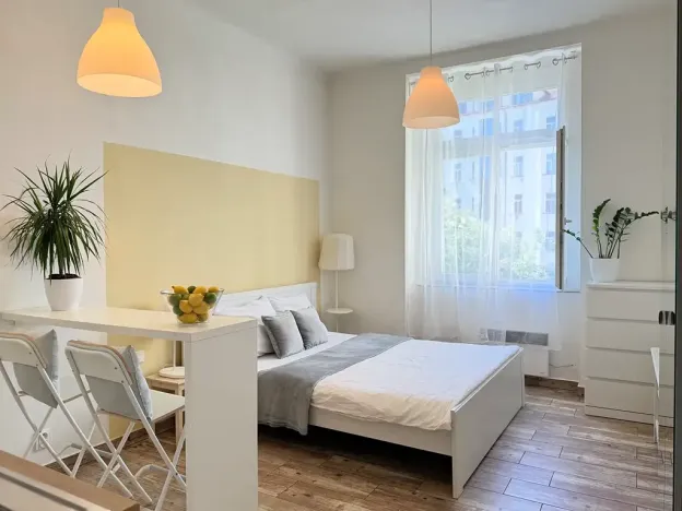 Pronájem bytu 1+kk, Praha - Vršovice, Slovinská, 22 m2