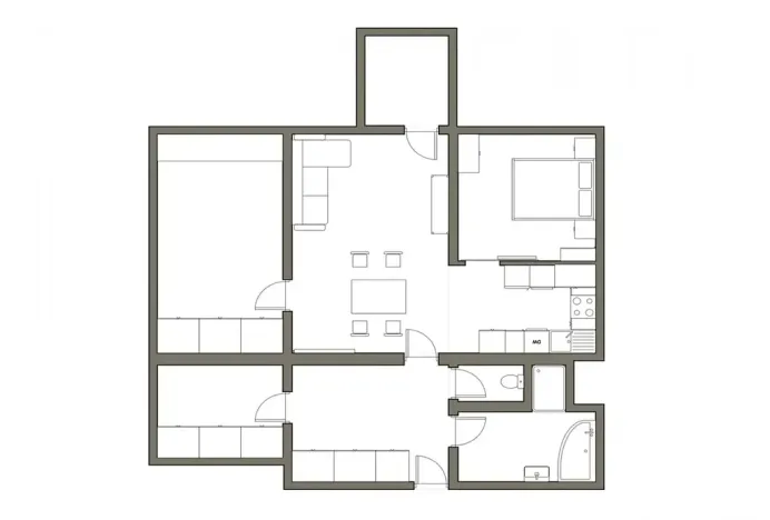 Pronájem bytu 3+kk, Praha - Stodůlky, Petržílkova, 82 m2