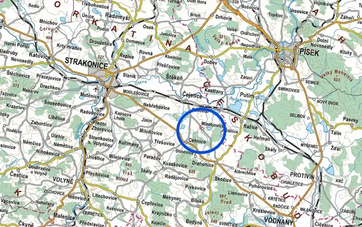 Prodej pole, Čejetice, 2734 m2