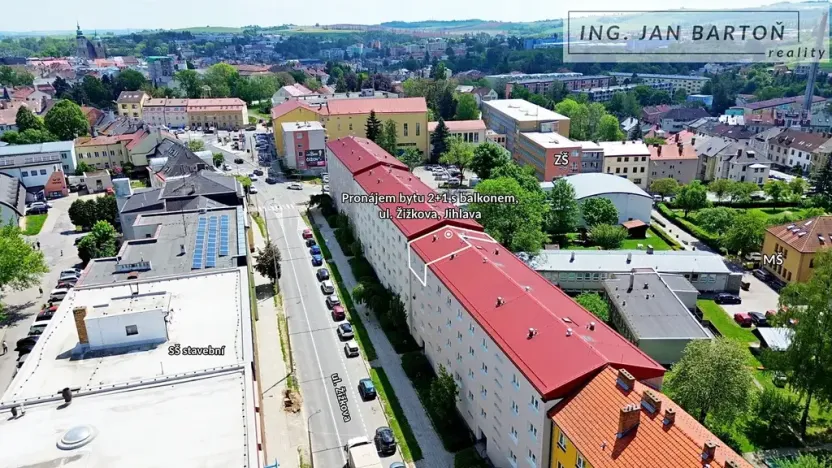 Pronájem bytu 2+1, Jihlava, Žižkova, 56 m2