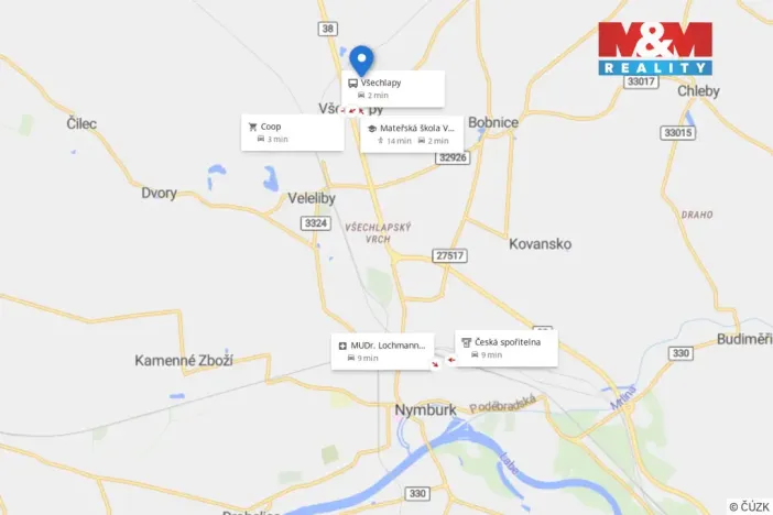 Prodej pozemku pro bydlení, Všechlapy, 1827 m2
