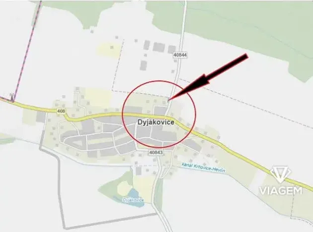 Prodej pozemku pro bydlení, Dyjákovice, 489 m2