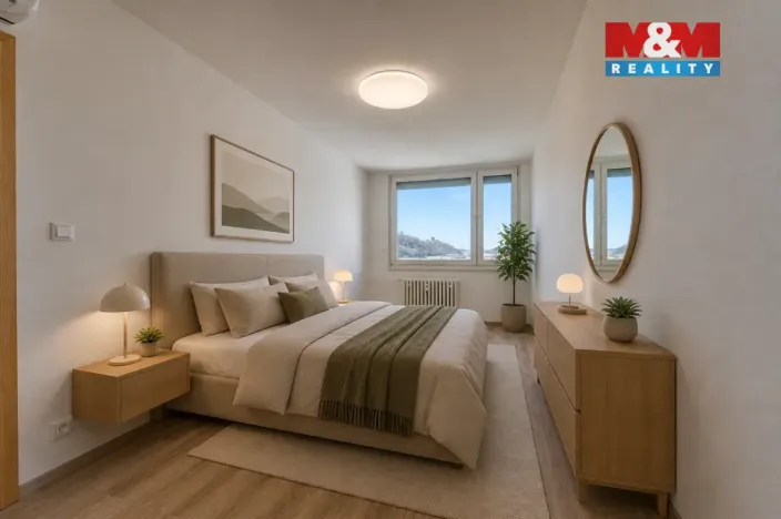 Pronájem bytu 3+kk, Praha - Karlín, U Sluncové, 65 m2