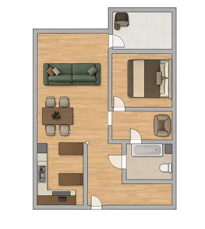 Prodej bytu 3+kk, Plzeň, Mutěnická, 55 m2