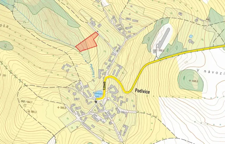 Prodej louky, Kaliště, 2845 m2