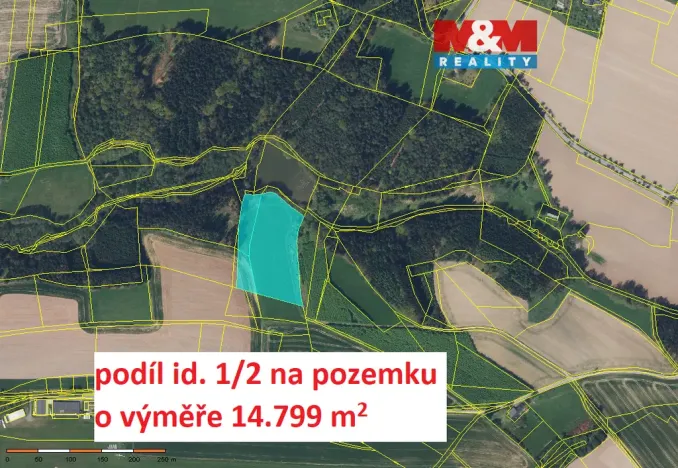 Prodej pole, Velké Poříčí, 14799 m2