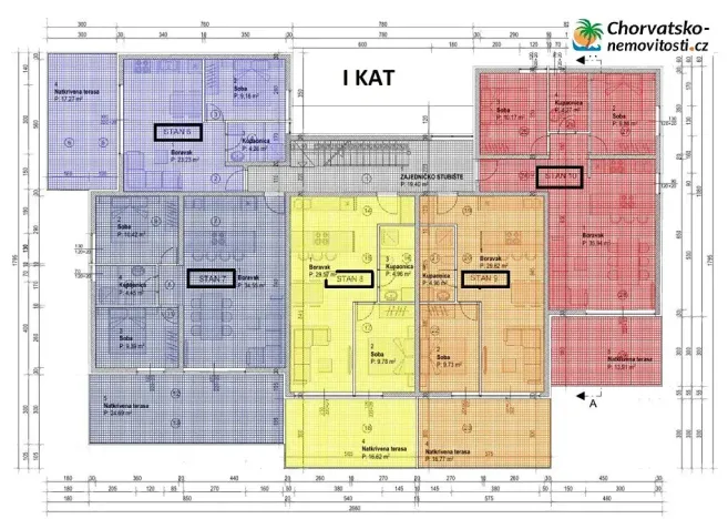 Prodej bytu 2+kk, Povljana, Chorvatsko, 44 m2