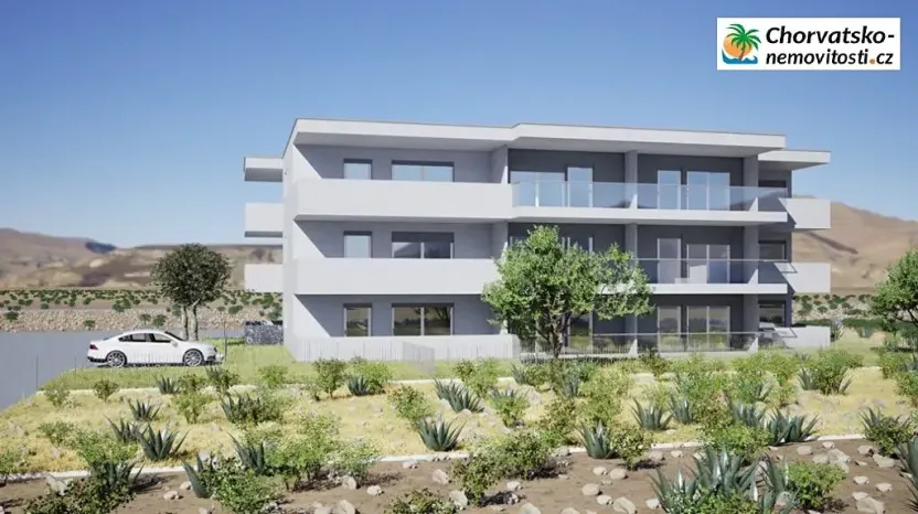 Prodej bytu 2+kk, Povljana, Chorvatsko, 44 m2