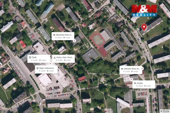 Prodej bytu 2+1, Karviná - Mizerov, Majakovského, 56 m2