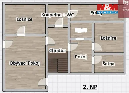 Pronájem kanceláře, Ostrava - Pustkovec, Pustkovecká, 270 m2