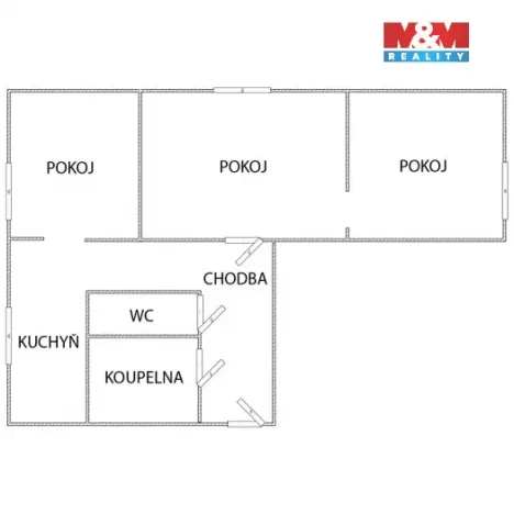 Prodej bytu 3+1, Frýdek-Místek - Místek, Janáčkova, 57 m2