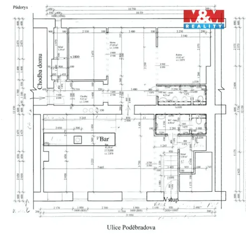 Pronájem restaurace, Ostrava - Moravská Ostrava, Poděbradova, 125 m2