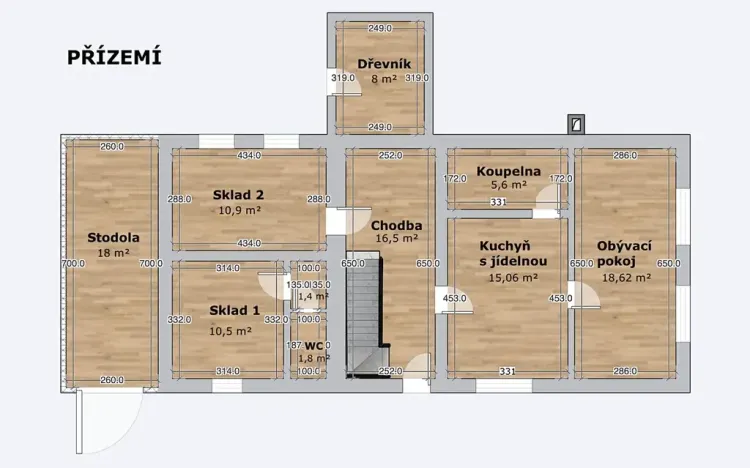 Prodej rodinného domu, Tetín, 130 m2