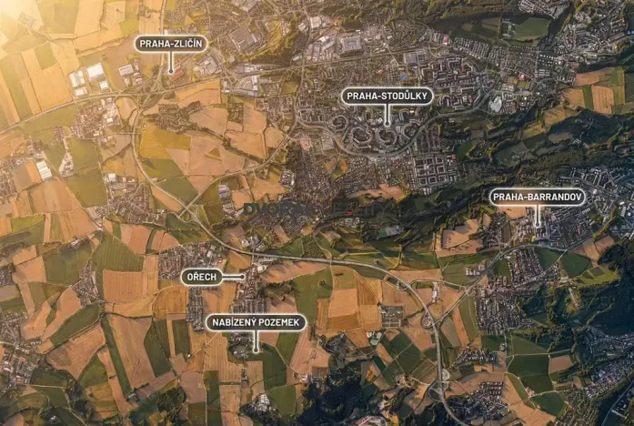 Prodej komerčního pozemku, Ořech, Kopaninská, 571 m2