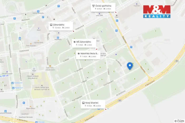 Prodej bytu 3+kk, Praha - Hlubočepy, Pod třešněmi, 52 m2