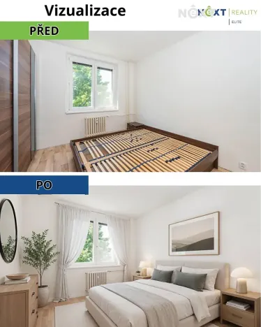 Prodej bytu 2+kk, Brno, Oblá, 49 m2