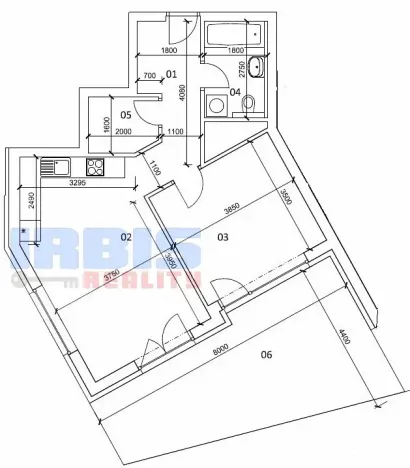 Pronájem bytu 2+kk, Plzeň, Papírnická, 50 m2
