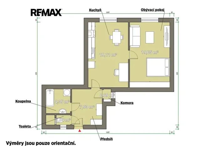 Prodej bytu 2+kk, Plzeň, Čechova, 52 m2