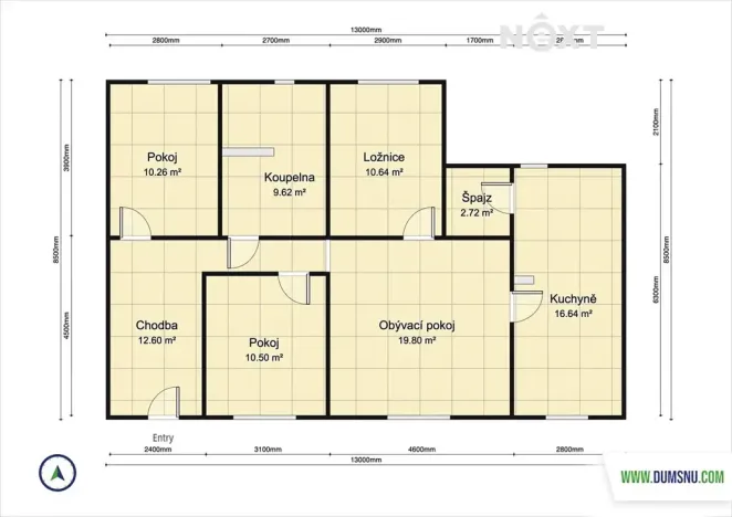 Prodej rodinného domu, Litovel, 93 m2