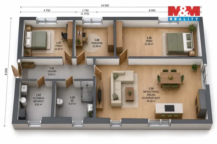 Prodej rodinného domu, Zbýšov, 119 m2