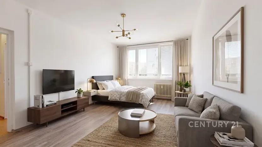 Pronájem bytu 1+1, Ostrava, Výškovická, 38 m2