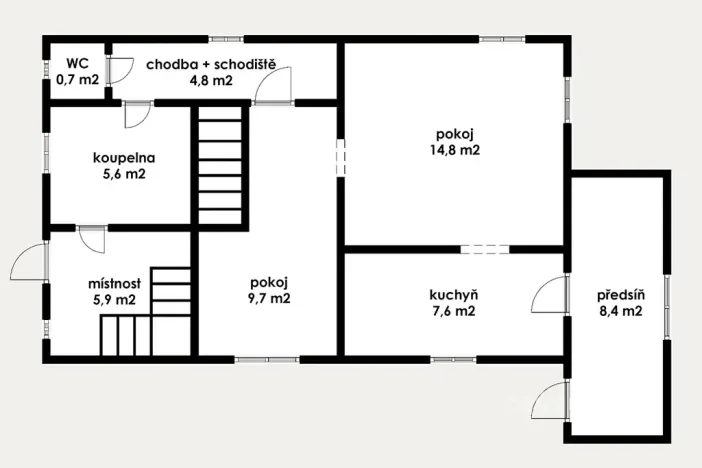 Prodej rodinného domu, Kalek, 115 m2