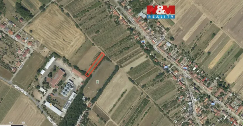 Prodej zahrady, Drnholec, 832 m2