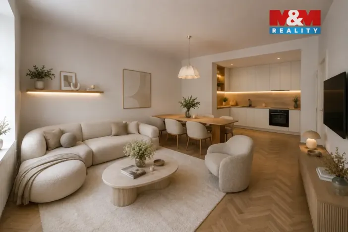 Prodej bytu 2+kk, Brno - Staré Brno, Hlinky, 62 m2
