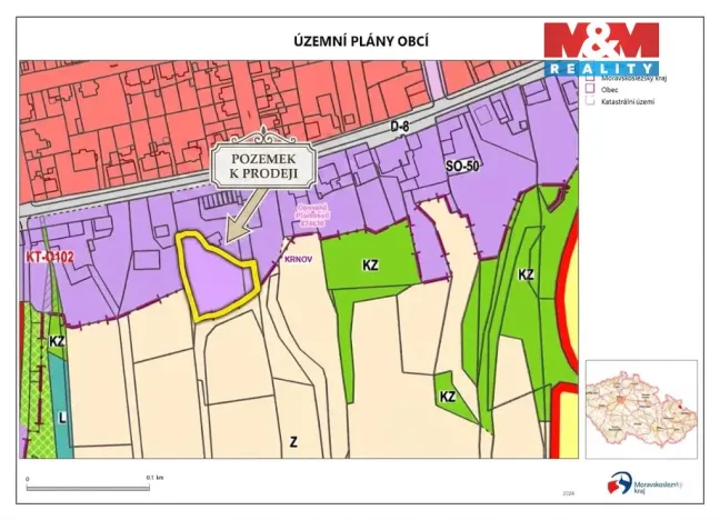 Prodej pozemku pro bydlení, Krnov, Chářovská, 2510 m2