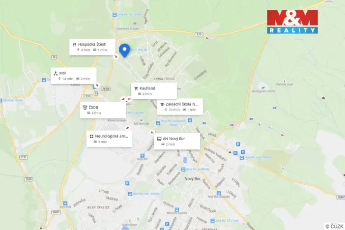Prodej bytu 4+1, Nový Bor - Arnultovice, 97 m2