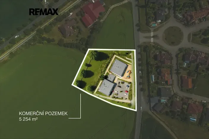 Prodej komerčního pozemku, Hovorčovice, 5254 m2