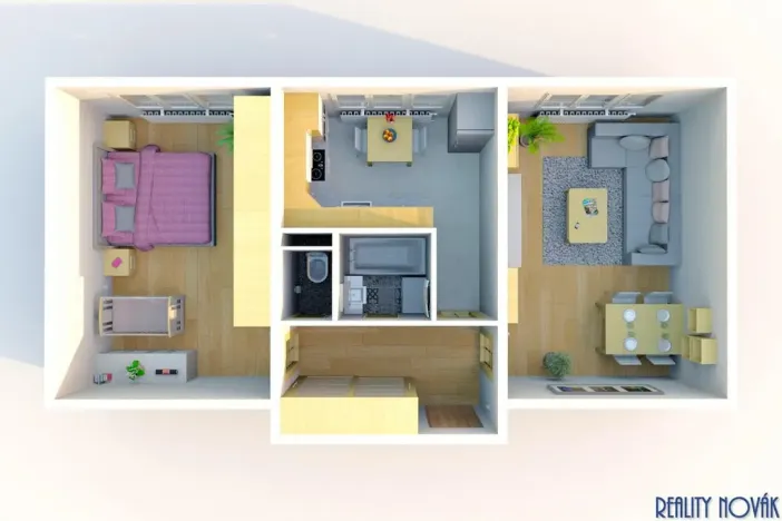 Prodej bytu 2+1, Praha - Záběhlice, Zvonková, 52 m2