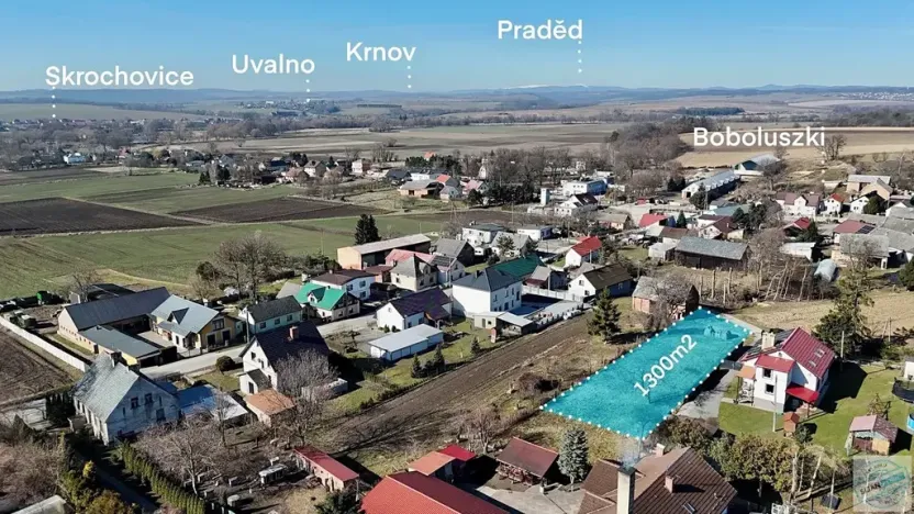 Prodej pozemku pro bydlení, Brumovice, 1300 m2