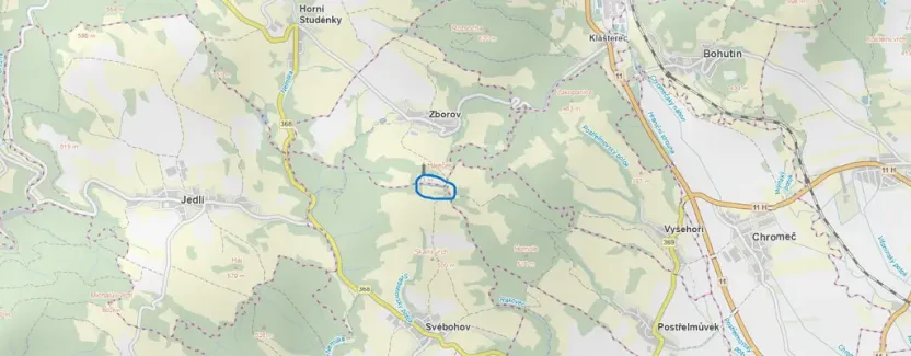Prodej lesa, Svébohov, 3625 m2