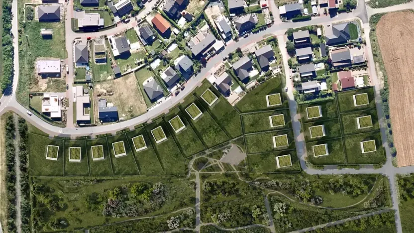 Prodej pozemku pro bydlení, Hrušovany u Brna, Pod Střediskem, 728 m2