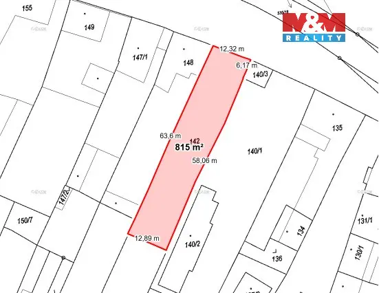 Prodej pozemku pro bydlení, Drnholec, 815 m2