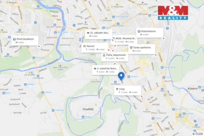 Prodej bytu 3+1, Plzeň, Zelenohorská, 72 m2