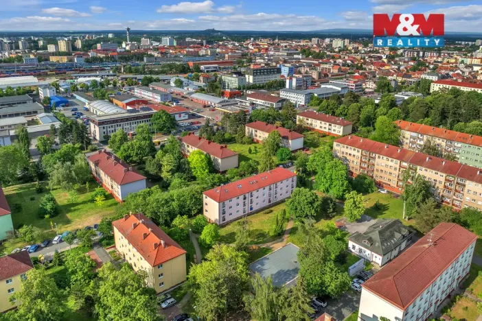 Pronájem bytu 2+1, Pardubice - Zelené Předměstí, Wolkerova, 48 m2